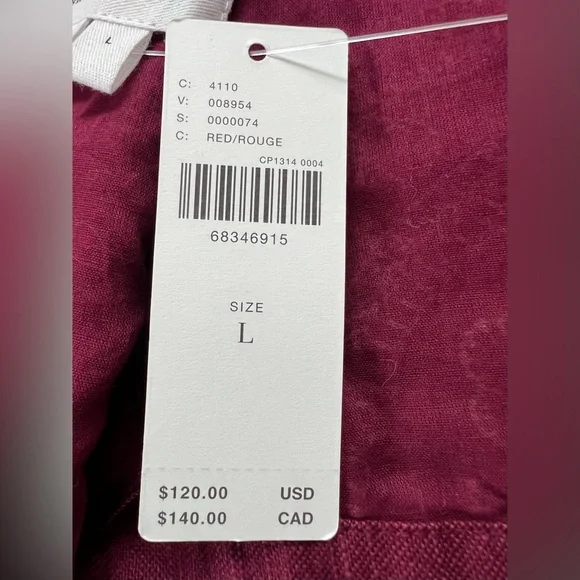 Anthropologie Sleeveless Embroidered Apron Tank Open Back Embroidered NWT Size L - Picture 11 of 16